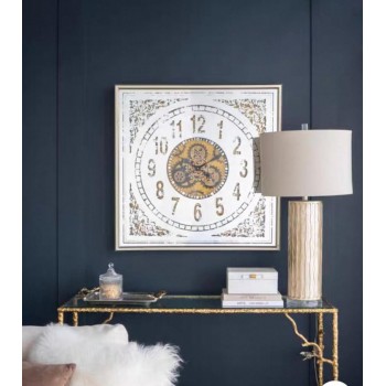 ساعة مرايا زجاجية بتصميم تروس مكانيكية نمط أوربي مثالي لديكور المنزل 7753 ساعة مرايا زجاجية بتصميم تروس مكانيكية نمط أوربي مثالي لديكور المنزل 7753