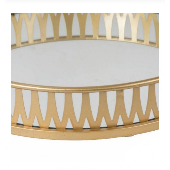 صينية مرايا بتصميم هندسي حديث ملائم لديكور المنزل 7651