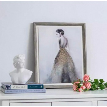 لوحة جداري كالنفس باطار خشبي 7746 لوحة جداري كالنفس باطار خشبي 7746