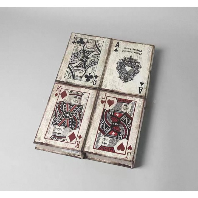 طقم كتاب معتق خشب بستايل الكوتشينه 4قطع 7641 طقم كتاب معتق خشب بستايل الكوتشينه 4قطع 7641