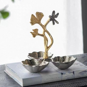 حامل تقديم للحلويات معدن بتصميم مودرن 7606