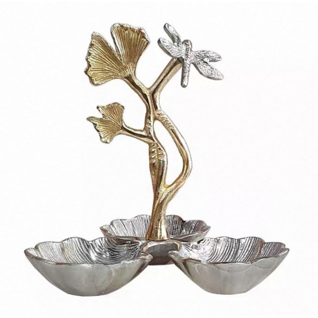 حامل تقديم للحلويات معدن بتصميم مودرن 7606