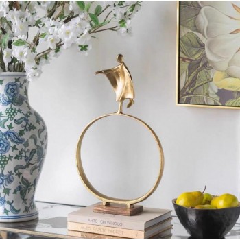 تحفة ديكور معدن بتصميم حديث مثالي لديكور المنزل 7425