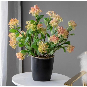 فازة بتصميم حديث من معدن مثالي لديكور المنزل 7538