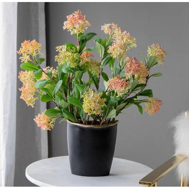 فازة بتصميم حديث من معدن مثالي لديكور المنزل 7538