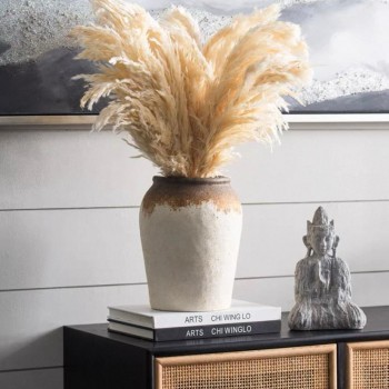 فازة سيراميك ريفي ملائم لديكور المنزل متوفر الحجمين 7758