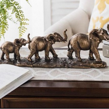 تحفة فيل من راتنج ملائم لديكور المنزل 7569