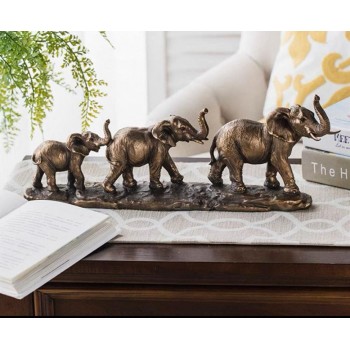 تحفة فيل من راتنج ملائم لديكور المنزل 7569