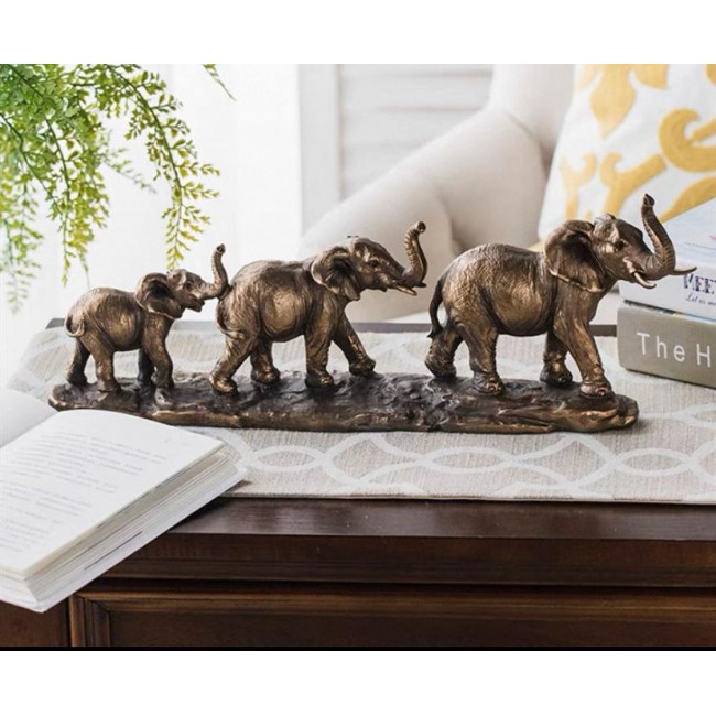 تحفة فيل من راتنج ملائم لديكور المنزل 7569