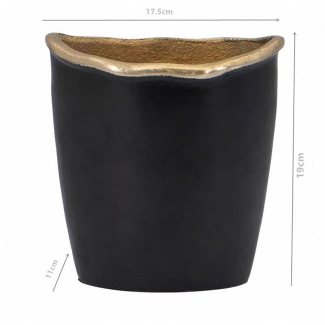 فازة بتصميم حديث من معدن مثالي لديكور المنزل 7538