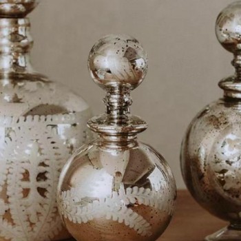 فازه فضية أنيقه مثالي لديكور المنزل 7540