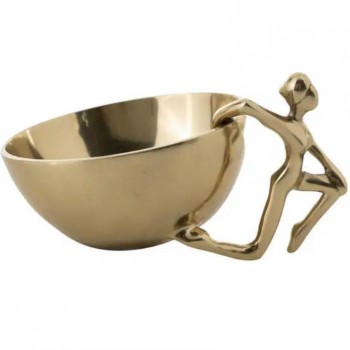 صينية تقديم ذهبي بتصميم حديث 7629