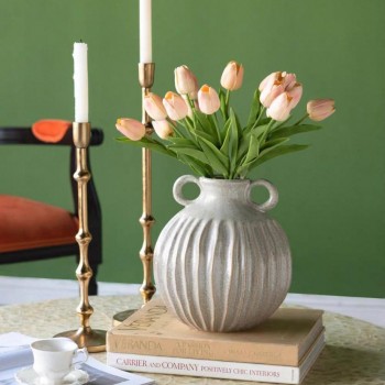 فازة سيراميك بتصميم أوربي 7456