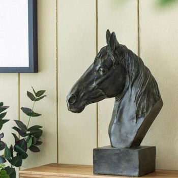تحفة حصان بقاعده مثالي لديكور المنزل 572