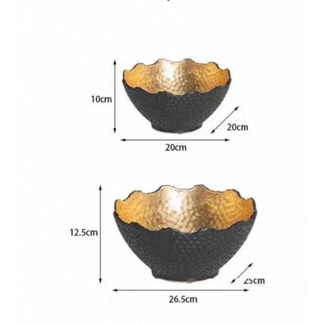 طقم صحن تقديم فاخر سيراميك بستايل أوربي 7634