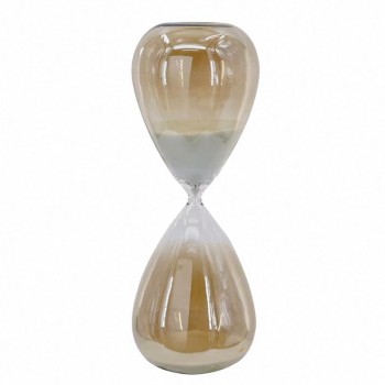 ساعة رملية من الزجاج بستايل أوربي ملائم لديكور المنزل حجم كبير 7611