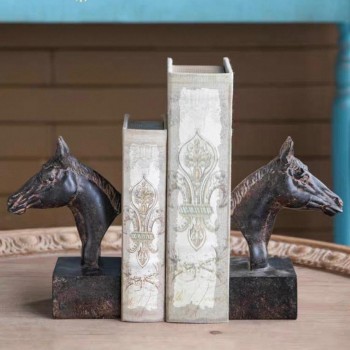 فاصل كتب برأس الحصان مثالي لديكور المنزل 7642
