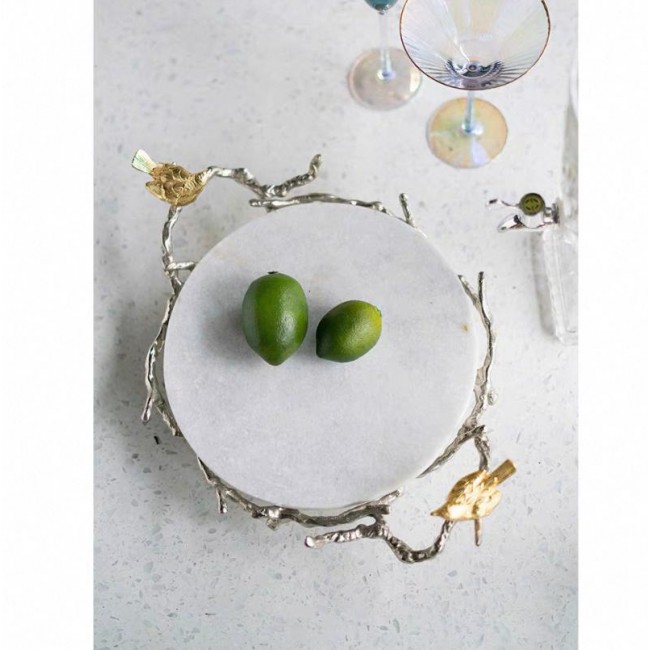 صينية تقديم رخامية بتصميم عصري فاخر 7602