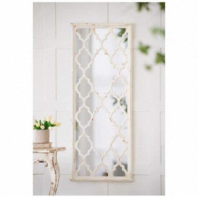 مريا فاخره باطار خشب أبيض معتق بلمسات عصريه L7736