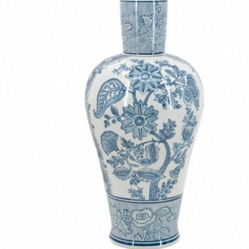 فازة سيراميك بنقوش زهور جميلة ملائم لديكور المنزل 7506 فازة سيراميك بنقوش زهور جميلة ملائم لديكور المنزل 7506