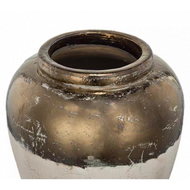 فازة فخاري معتق أنيق لديكور المنزل 7514