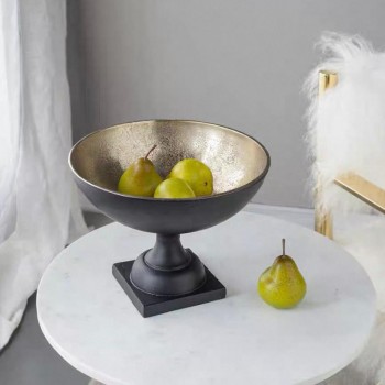 صحن تقديم فاخر معدن بتصميم أوربي ملائم لديكور المنزل 7636