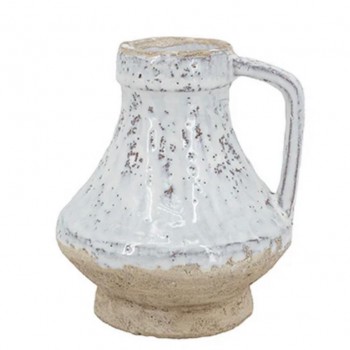 أبريق فخار معتق بتصميم ريفي أوربي 7521