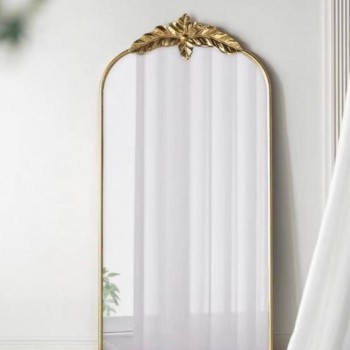 مرايا جداري بإطار معدن على الطراز الأوبي كلاسيك 7712برتفاع 167.5cm