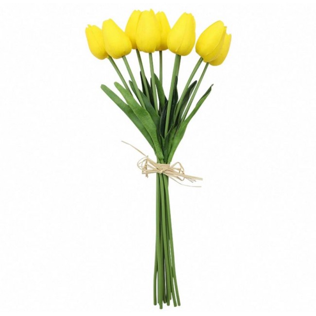 بوكيه ورد توليب تحاكي الطبيعي مثالي لديكور المنزل 7678