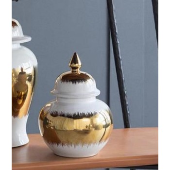 فازه بغطاء سيراميك بتصميم مودرن مثالي لديكور المنزل 7472