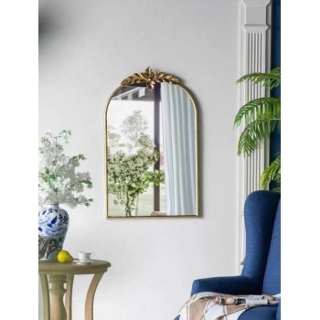 مرايا جداري بإطار معدن على الطراز الاروبي 7714برتفاع 91.5cm