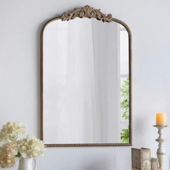 مرايا جداري بإطار ذهبي كلاسيك مثالي لديكور المنزل 7724برتفاع 91.4cm