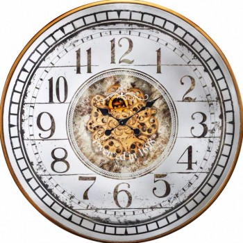 ساعة دائرية مرايا جداري على الطراز الاروبي7755