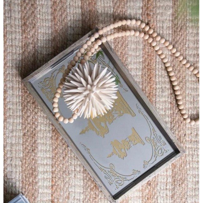 طقم صينية تقديم مرايا بتصميم حديث ملائم لديكور المنزل 7647