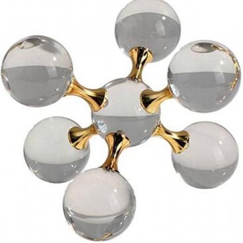 تحفة مجموعة كوره زجاج شفاف مودرن مثالي لغرفة المعيشة 7609 حجم الكبير 