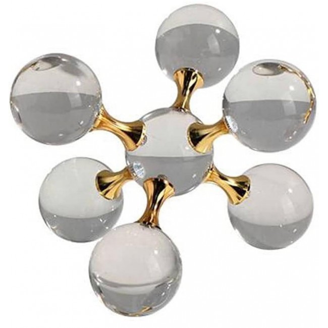 تحفة مجموعة كوره زجاج شفاف مودرن مثالي لغرفة المعيشة 7609 حجم الكبير 