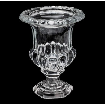 فازه زجاج شفاف فاخره بستايل أوربي 7545 فازه زجاج شفاف فاخره بستايل أوربي 7545