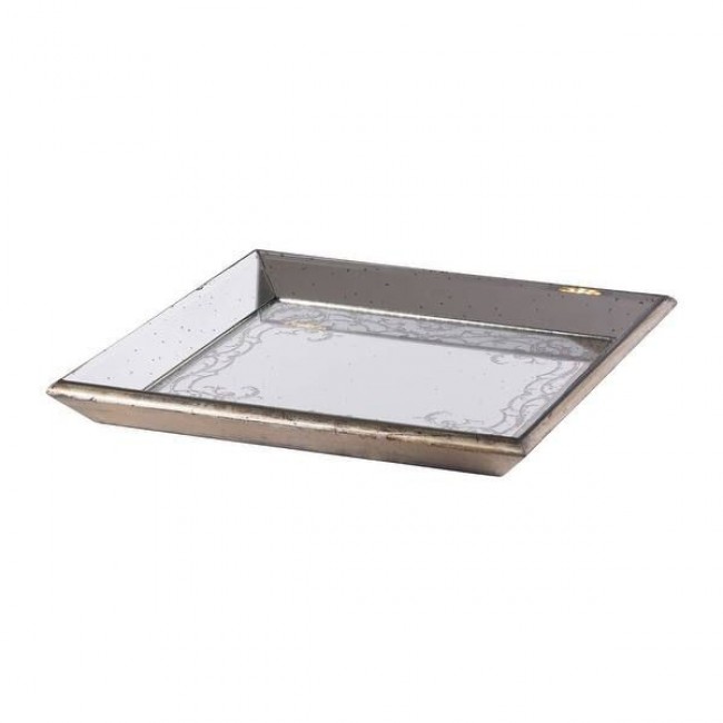 طقم صينيه مربعه تقديم مرايا بحجمين مختلفين 7650