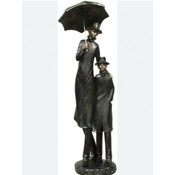 تحفة رجل وأبنه بستايل أوربي من الراتنج 7033 تحفة رجل وأبنه بستايل أوربي من الراتنج 7033