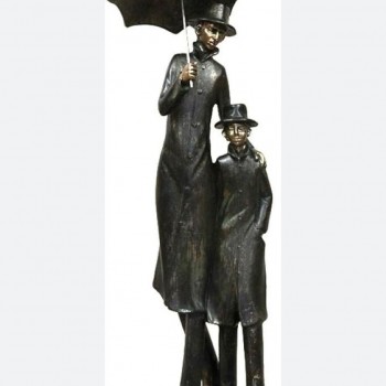 تحفة رجل وأبنه بستايل أوربي من الراتنج 7033