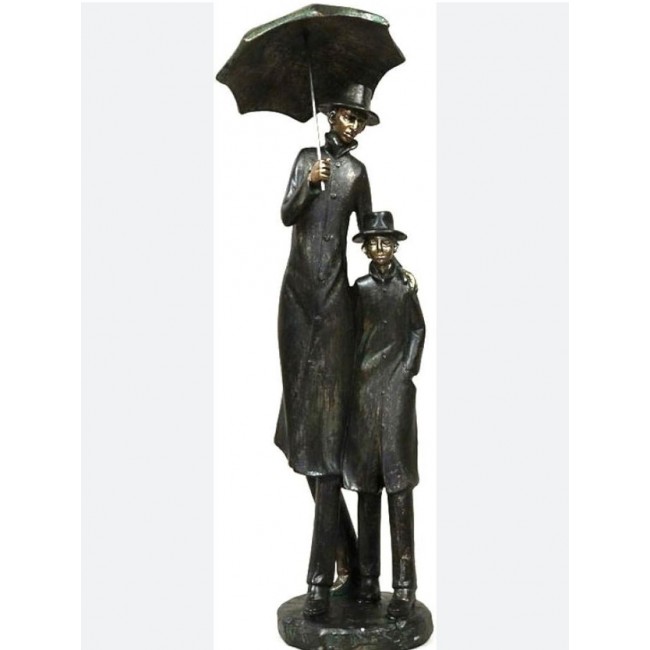 تحفة رجل وأبنه بستايل أوربي من الراتنج 7033