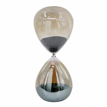 ساعة رملية من الزجاج بستايل أوربي ملائم لديكور المنزل حجم كبير 7610