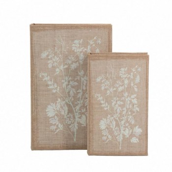 طقم كتاب خشبي على الطراز الاروبي بحجمين مختلفين L7480