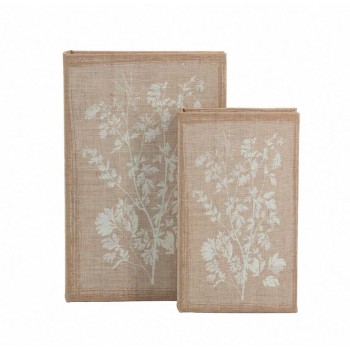 طقم كتاب خشبي على الطراز الاروبي بحجمين مختلفين L7480