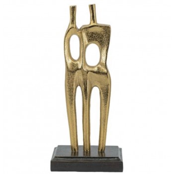 تحفة معدن ذهبي بنمط فن تجريدي أبداعي 7489