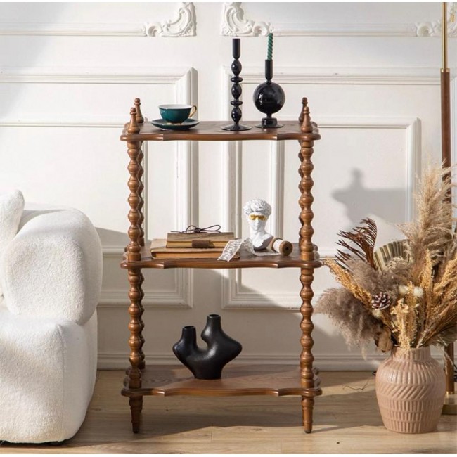 كونسول جداري على الطراز الاروبي بثلاث أرفف مثالي لديكور المنزل 8128