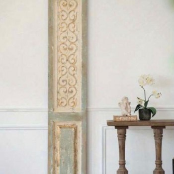 ديكور جداري خشب بتصميم ريفي شابي شيك 7749