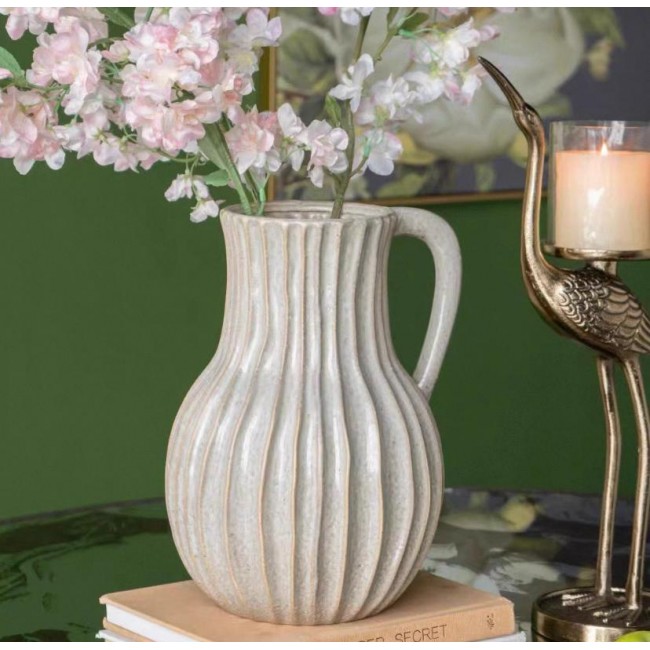 فازه سيراميك تصميم أبريق على الطراز الاروبي 7453 فازه سيراميك تصميم أبريق على الطراز الاروبي 7453