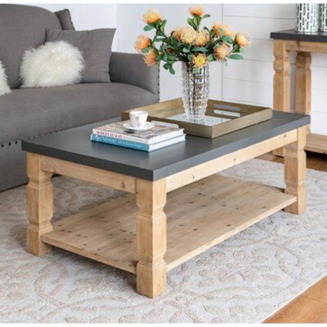 طاولة قهوه وسط من خشب طبيعي تصميم أوربي فاخر مثالي لديكور المنزل 7766