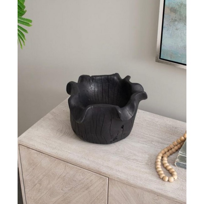 فازه خشب أسود مثالي لديكور المنزل 7578 فازه خشب أسود مثالي لديكور المنزل 7578